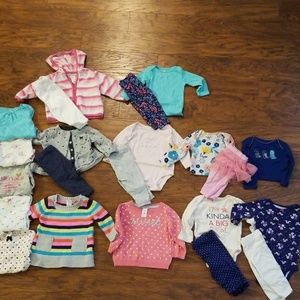 3 to 6 months/6 months girls lot